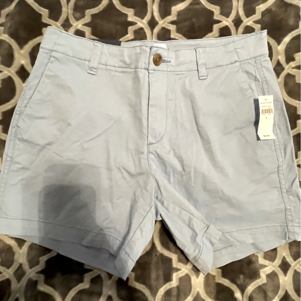 NWT GAP Factory Chino Light Blue 5” Short in Sz 4